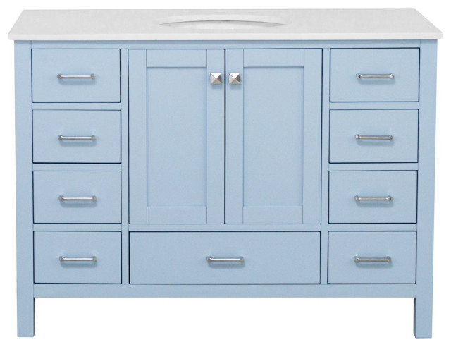 Kitchen Bath Collection Horizon 48" Bathroom Vanity - Transitional ...