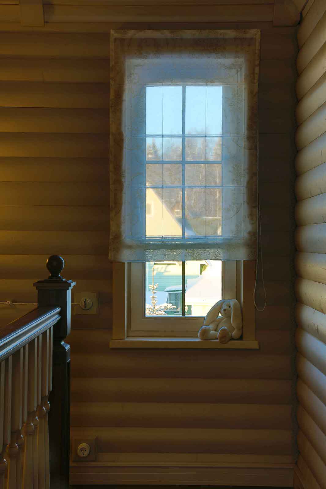 Cказочный бревенчатый дом в Подмосковье