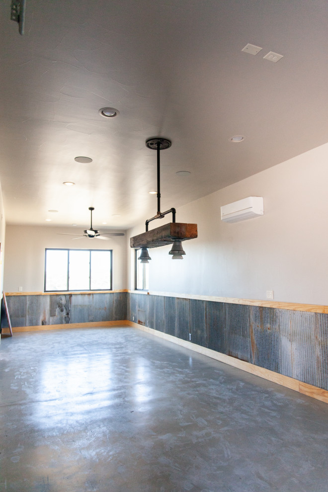 Garage - rustic garage idea in Austin