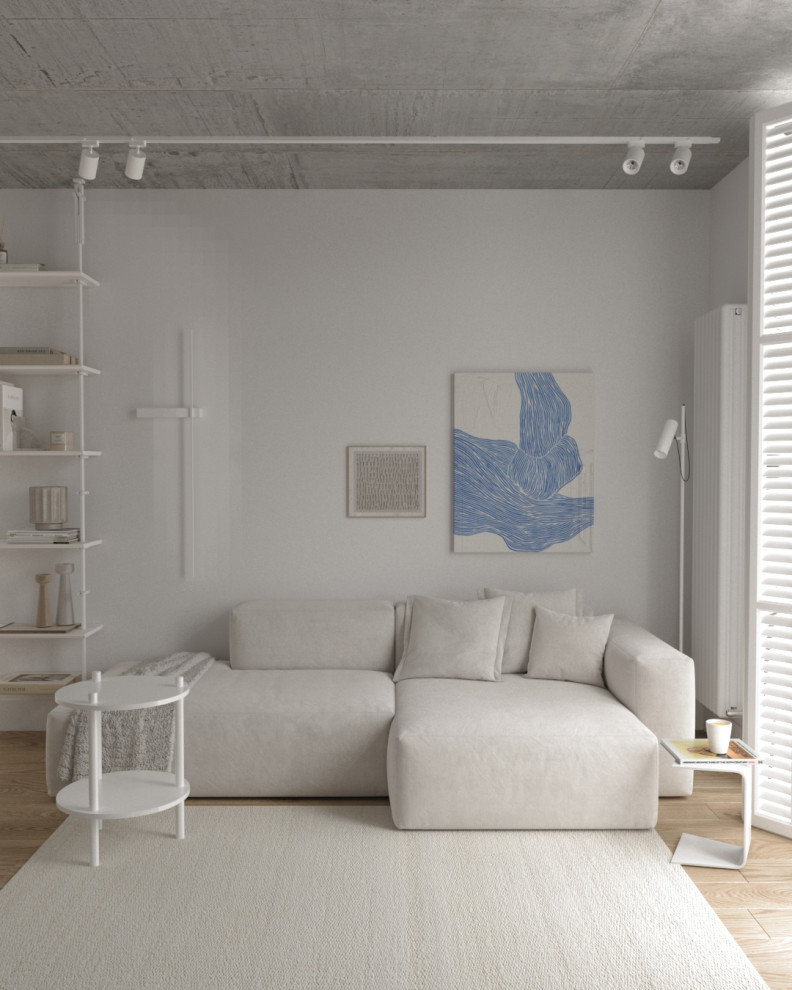 Квартира в светлых тонах