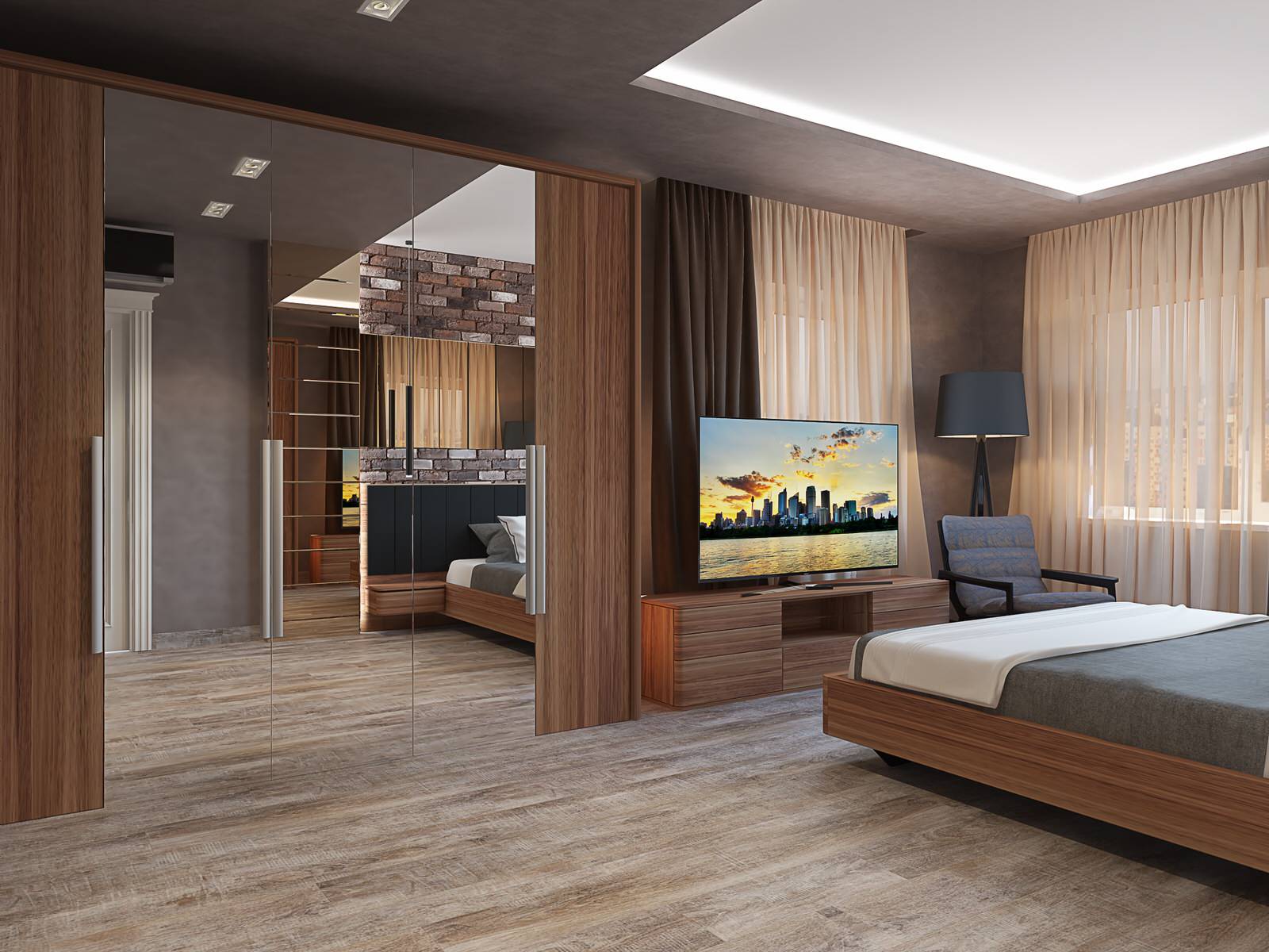 Дизайн интерьера спальни