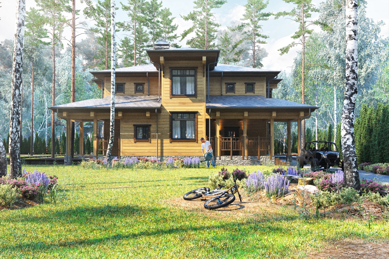 Дом из финского бруса