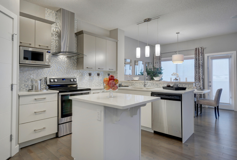 Kitchen - transitional kitchen idea in Edmonton