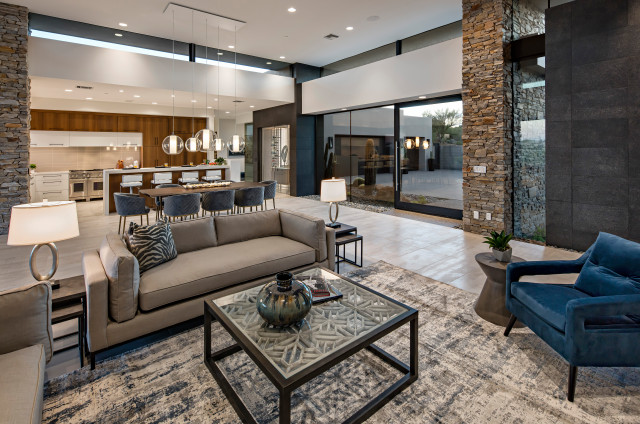 Grey Fox contemporary-living-room