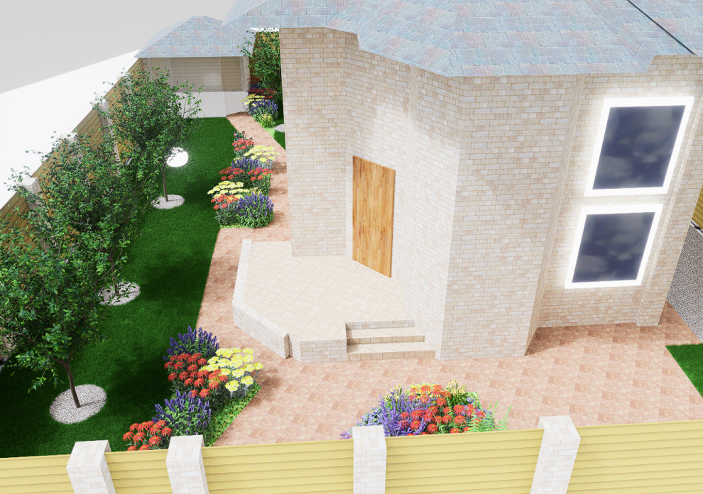 Дизайн участка в Лобне