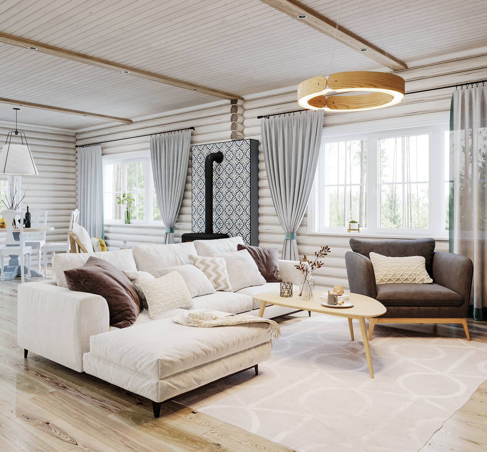 Загородный дом на озере