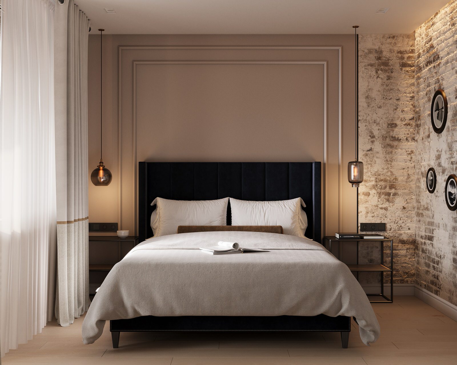 Дизайн-проект квартиры 60 кв.м в  стиле Петербургский Лофт