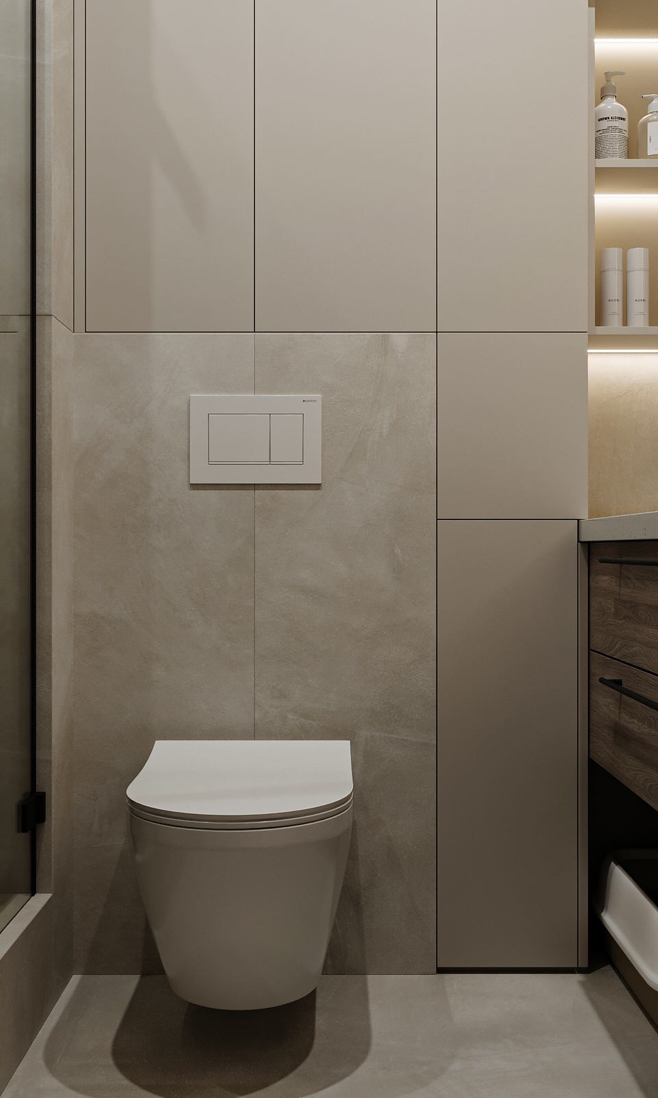 Интерьер квартиры в ЖК "Метрополия"