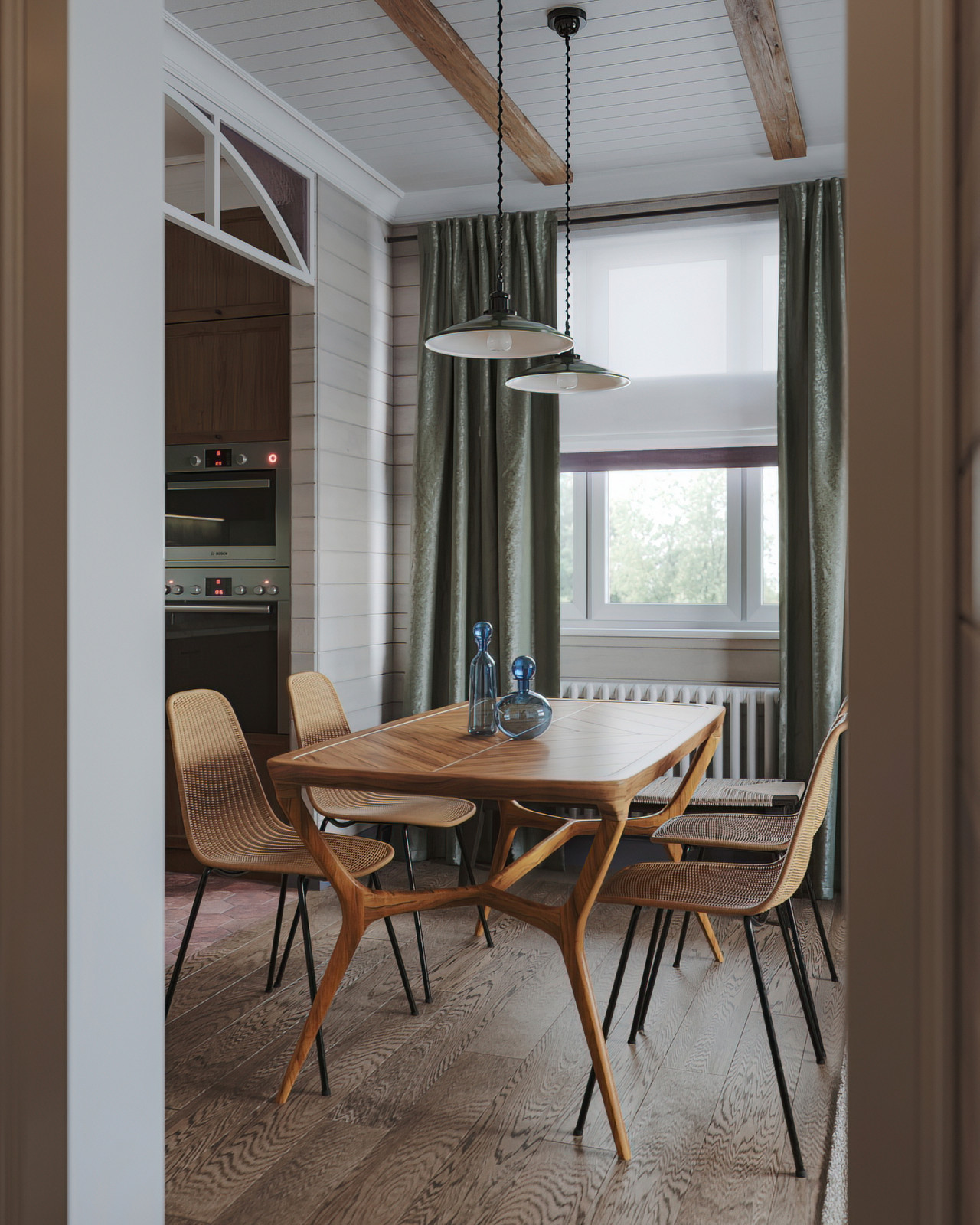 Загородный дом для молодой семьи с котами