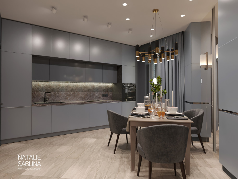 Квартира на Дальней 4   #KristalGrey_NSDesign