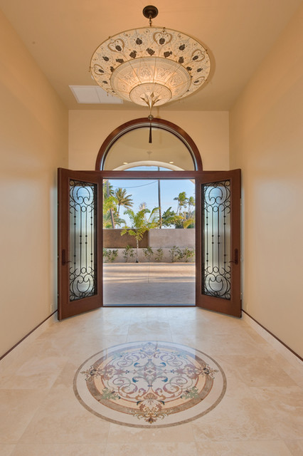 Hawaiian Estate Authentic Durango Veracruz Tile Entryway Modern