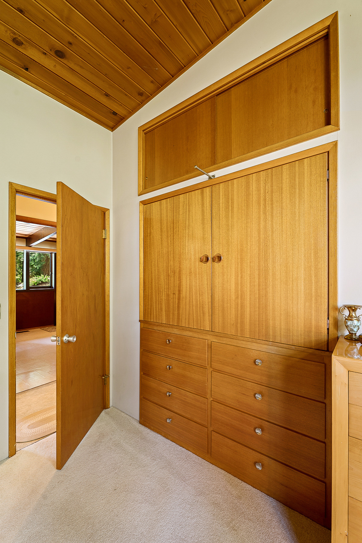 Mid century built in on sale wardrobe