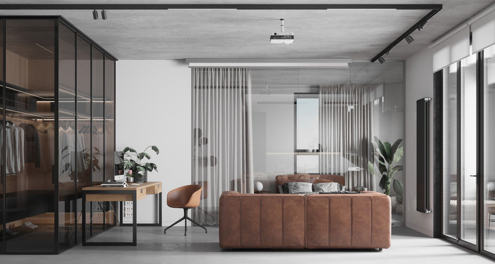 Лофт для фаната NETFLIX в ЖК Вавилов дом