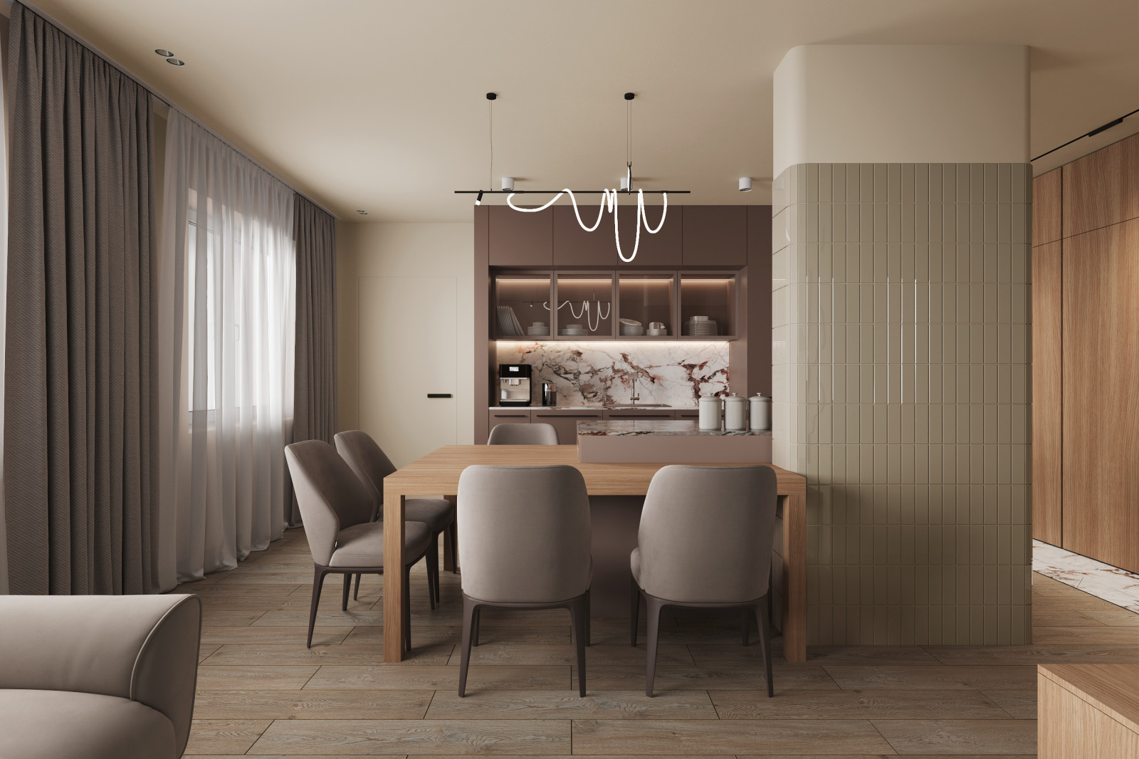 Кухня-гостиная