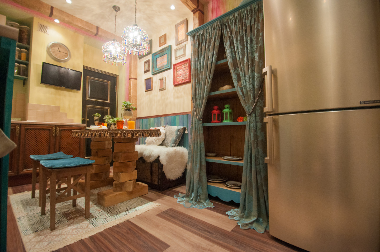 Кухня в стиле бохо-шик