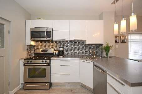 Eclectic kitchen photo in Toronto