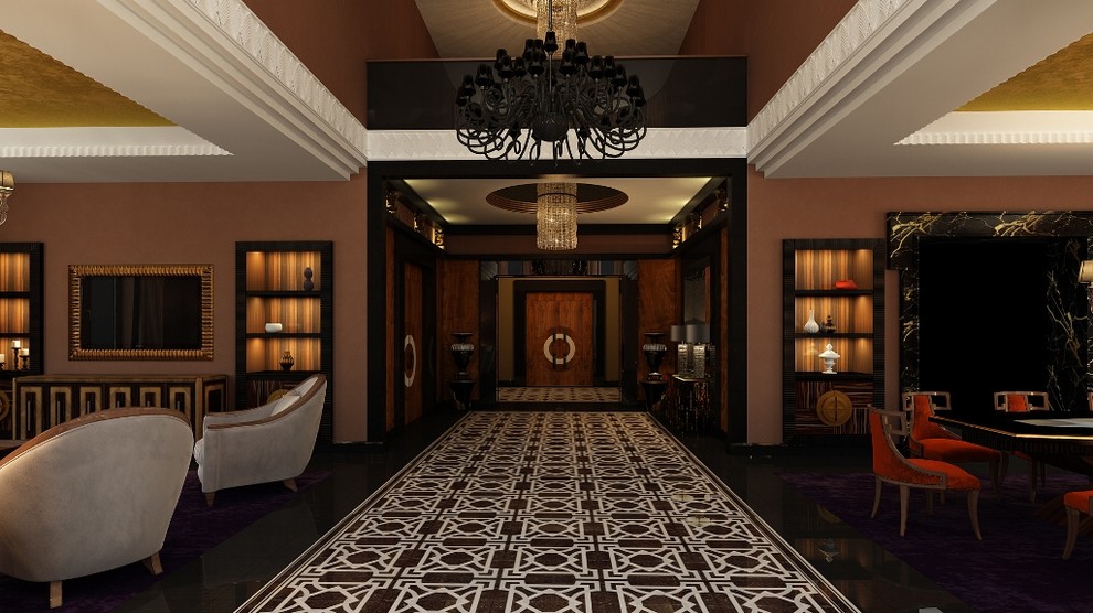 Вид на входную группу.