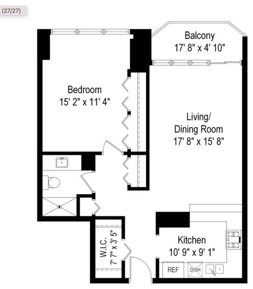 Condo Living/Dining Design