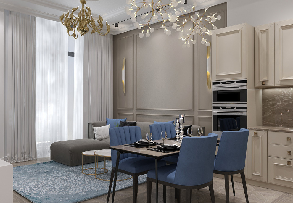 Проект квартиры в стиле неоклассика