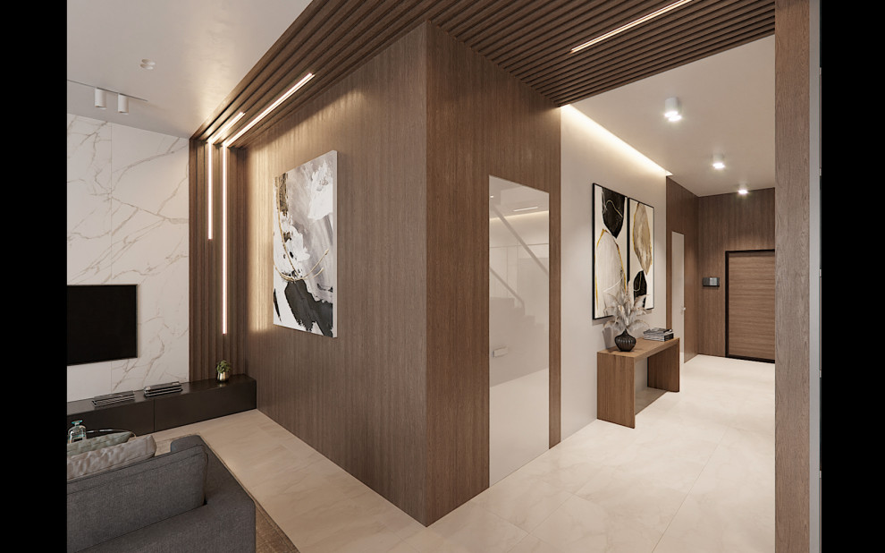 Проект загородного дома в современном стиле