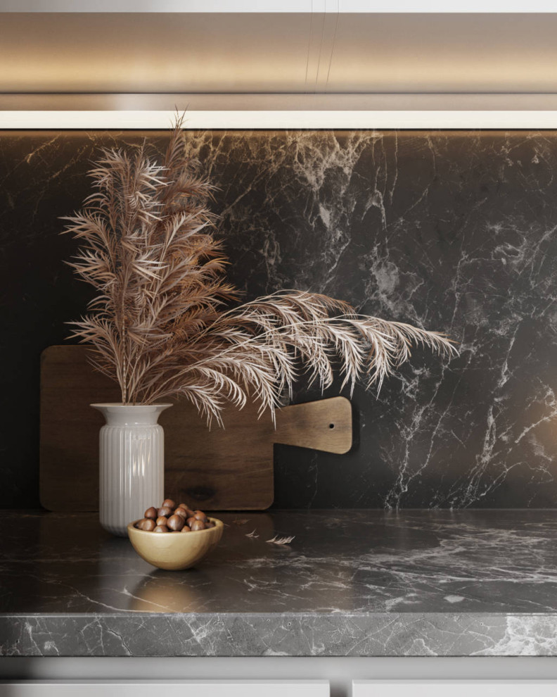 One bedroom apartment 65 m² in eclectic style