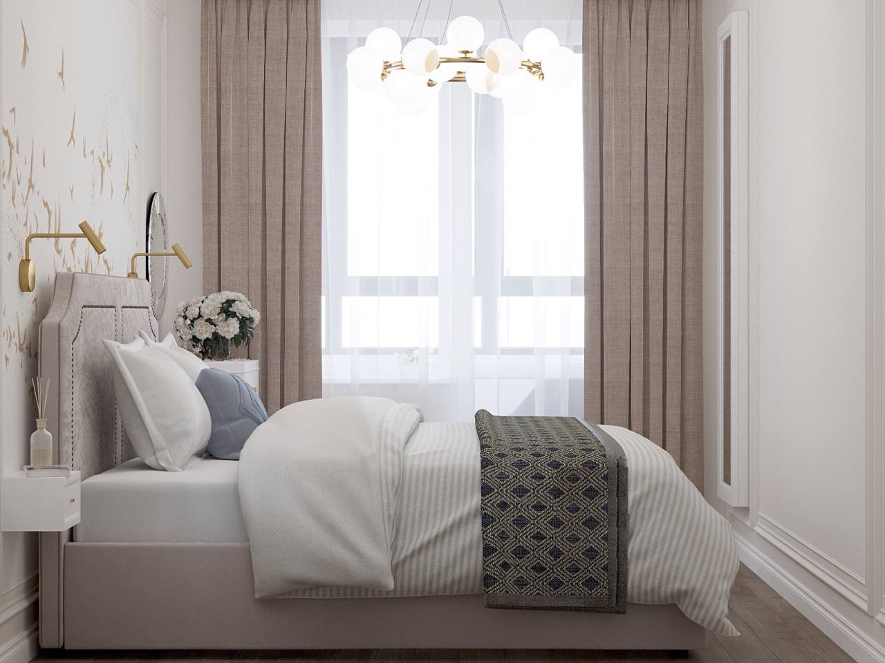 ЖК Цветочные поляны, 3 комнаты, 91 м²