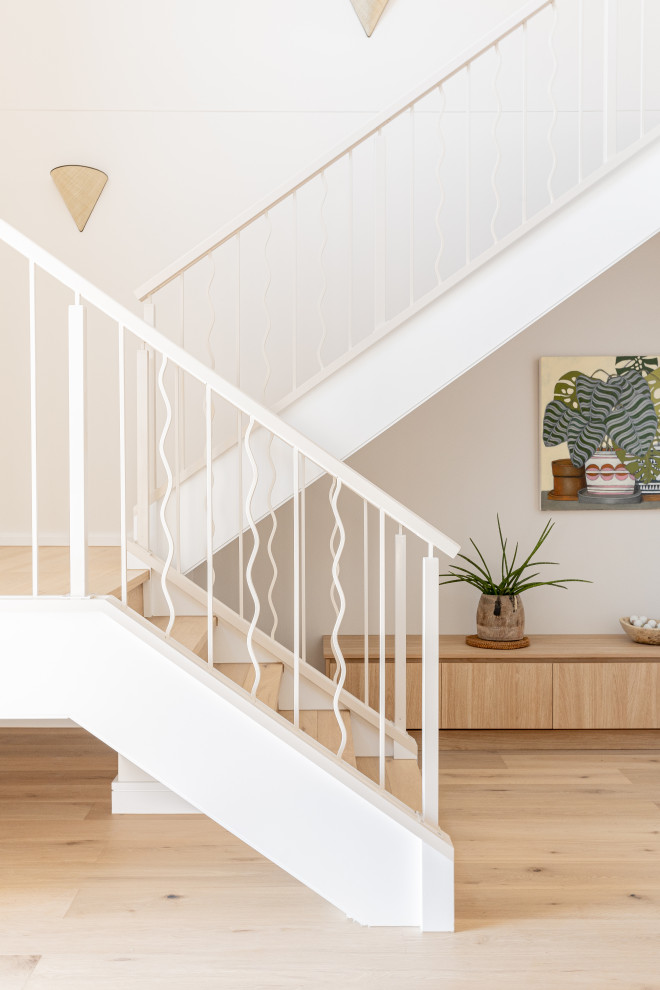 Design ideas for a midcentury staircase.