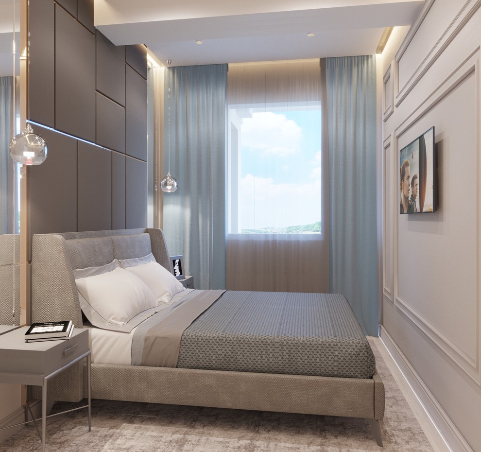 Светлая квартира легкая классика