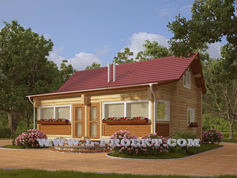 Проект 226 - мансардный двухквартирный дом