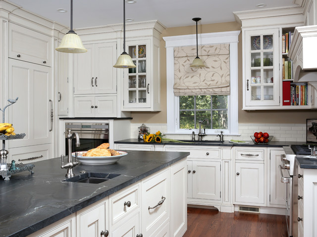 Negresco Suede Granite Kitchen Traditional Kitchen St Louis