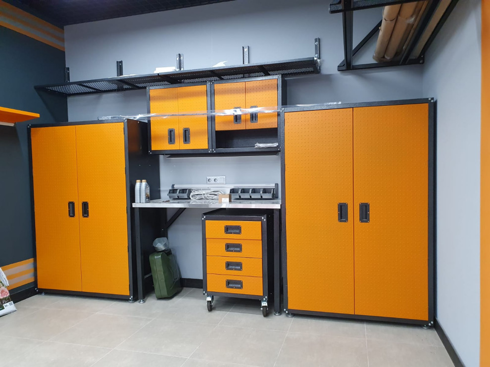 Стильный гараж на 2 машины 77 м2