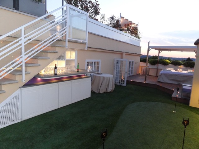 golf in terrazza contemporary-deck