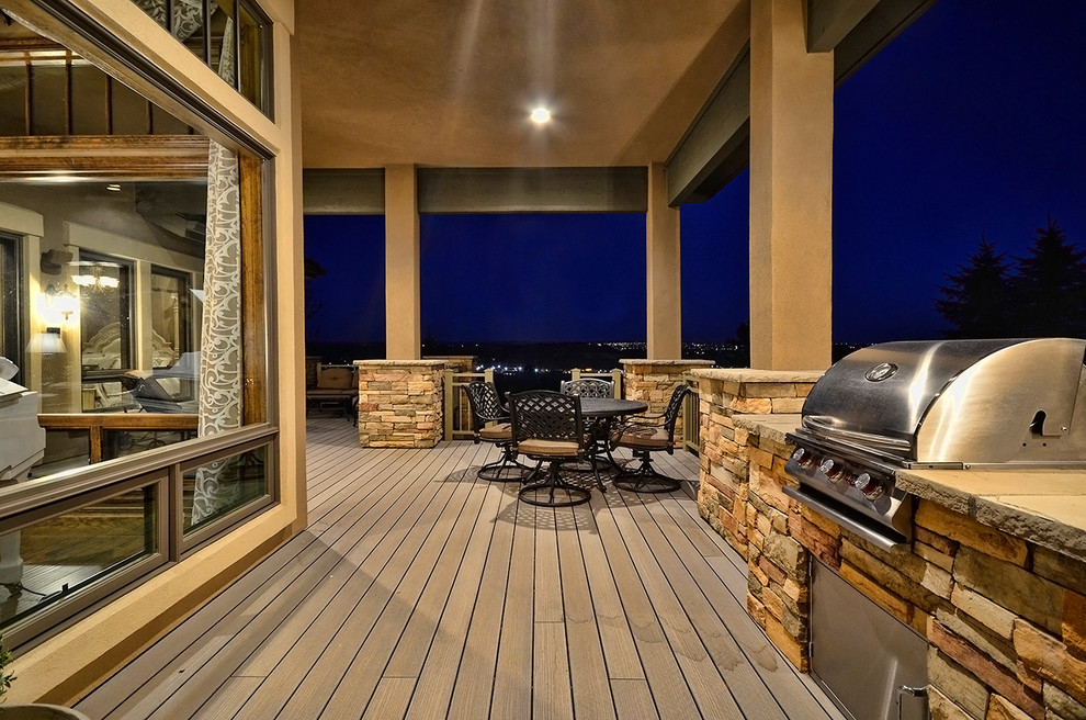 Home design - transitional home design idea in Denver
