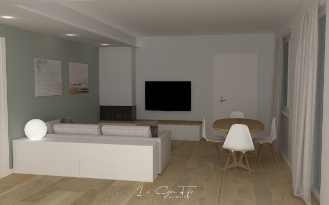 Open House moderne-dagligstue