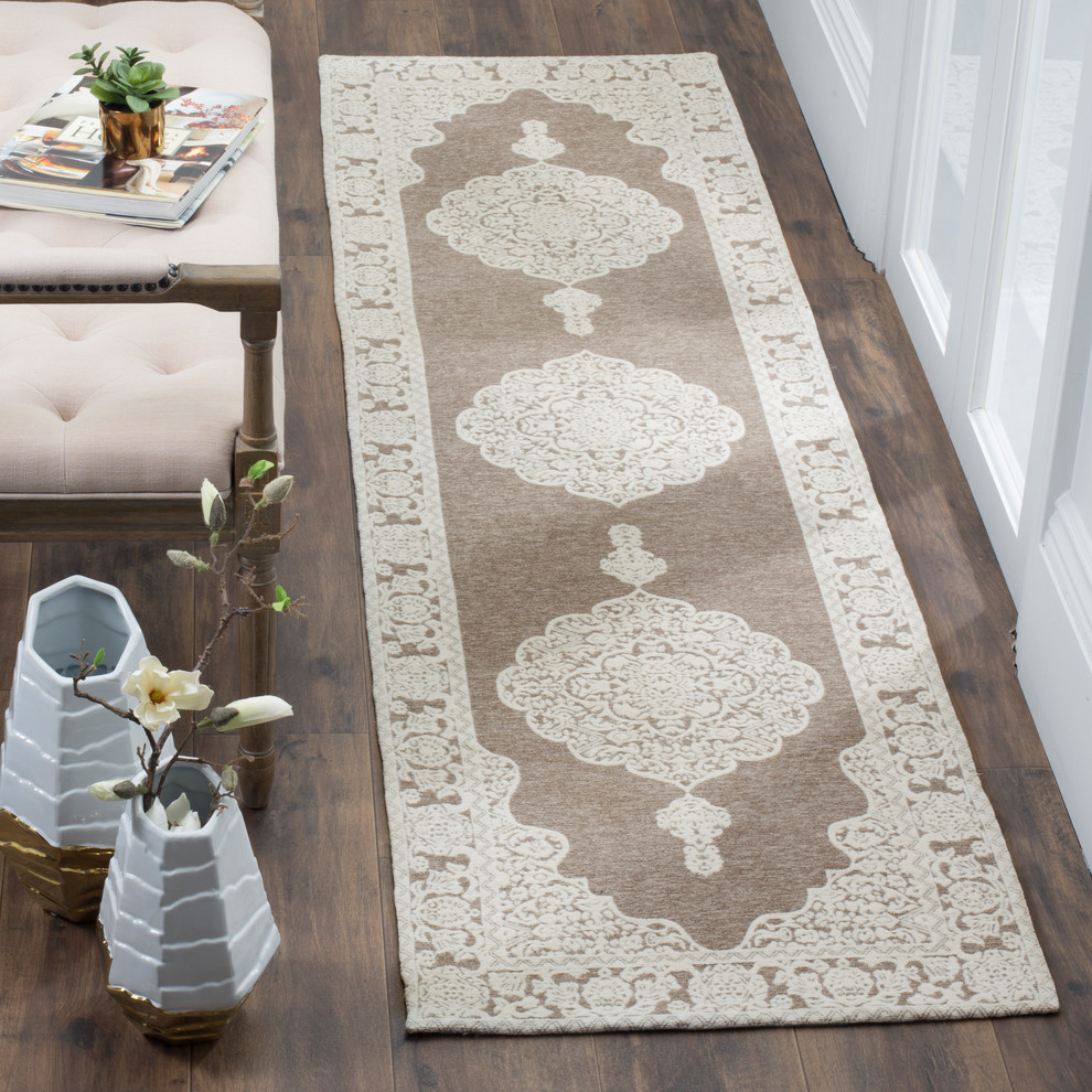 Safavieh Marbella Collection MRB615 Rug, 2'3"x8' Traditional Hall And Stair Runners by
