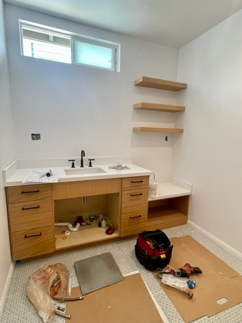 Contemporary Bathroom Remodel -Christie/Corn