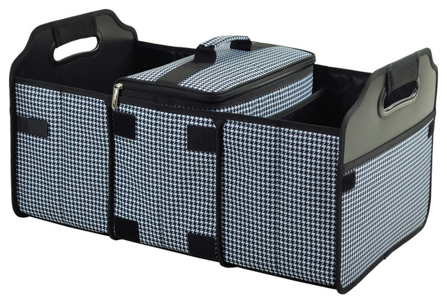 Collapsible Trunk Oganizer And Cooler, Houndstooth