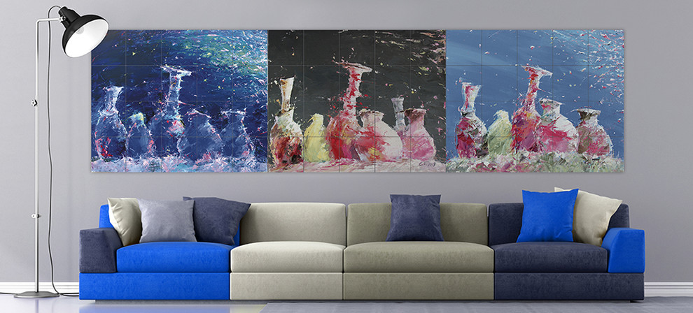 Фотоплитка для гостиной