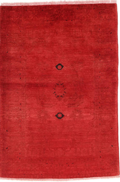 Tapis Ziegler-Farahan Noué Main Afghanistan - 123x84cm, Laine Vierge Beige - Idéal Salon