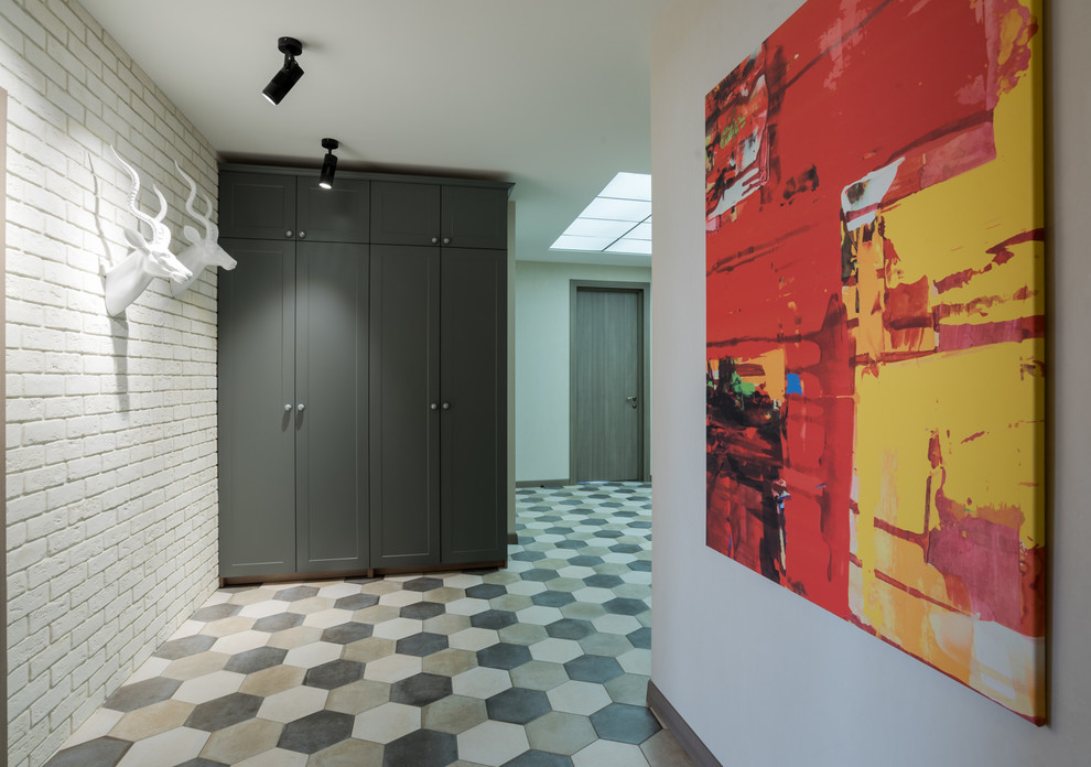 Просторная квартира в стиле лофт