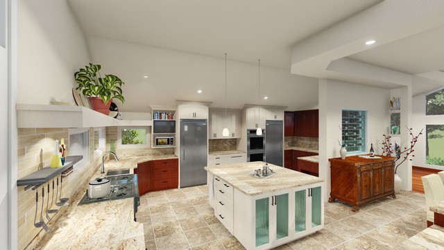 Kitchen Renderings transitional