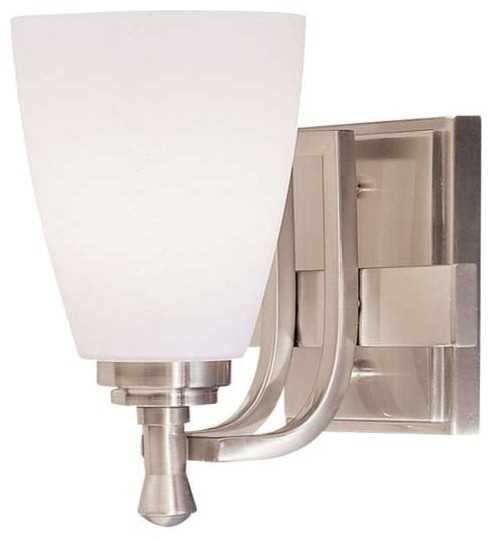 Kichler Lighting 5401NI Uptown Contemporary Wall Sconce In Brushed Nickel