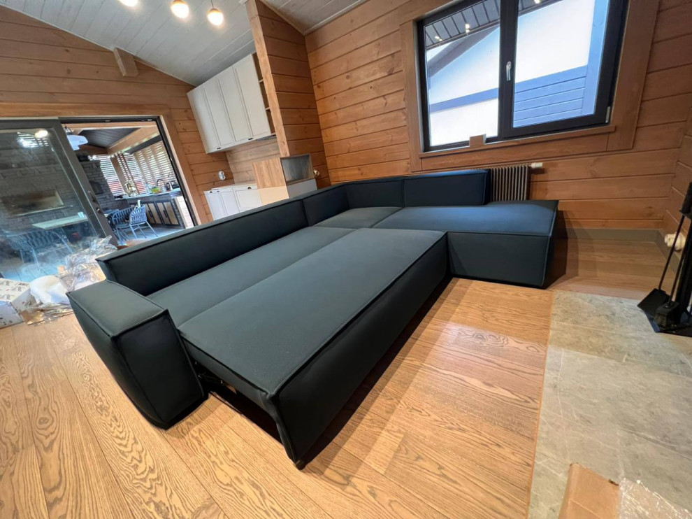 Баня с беседкой