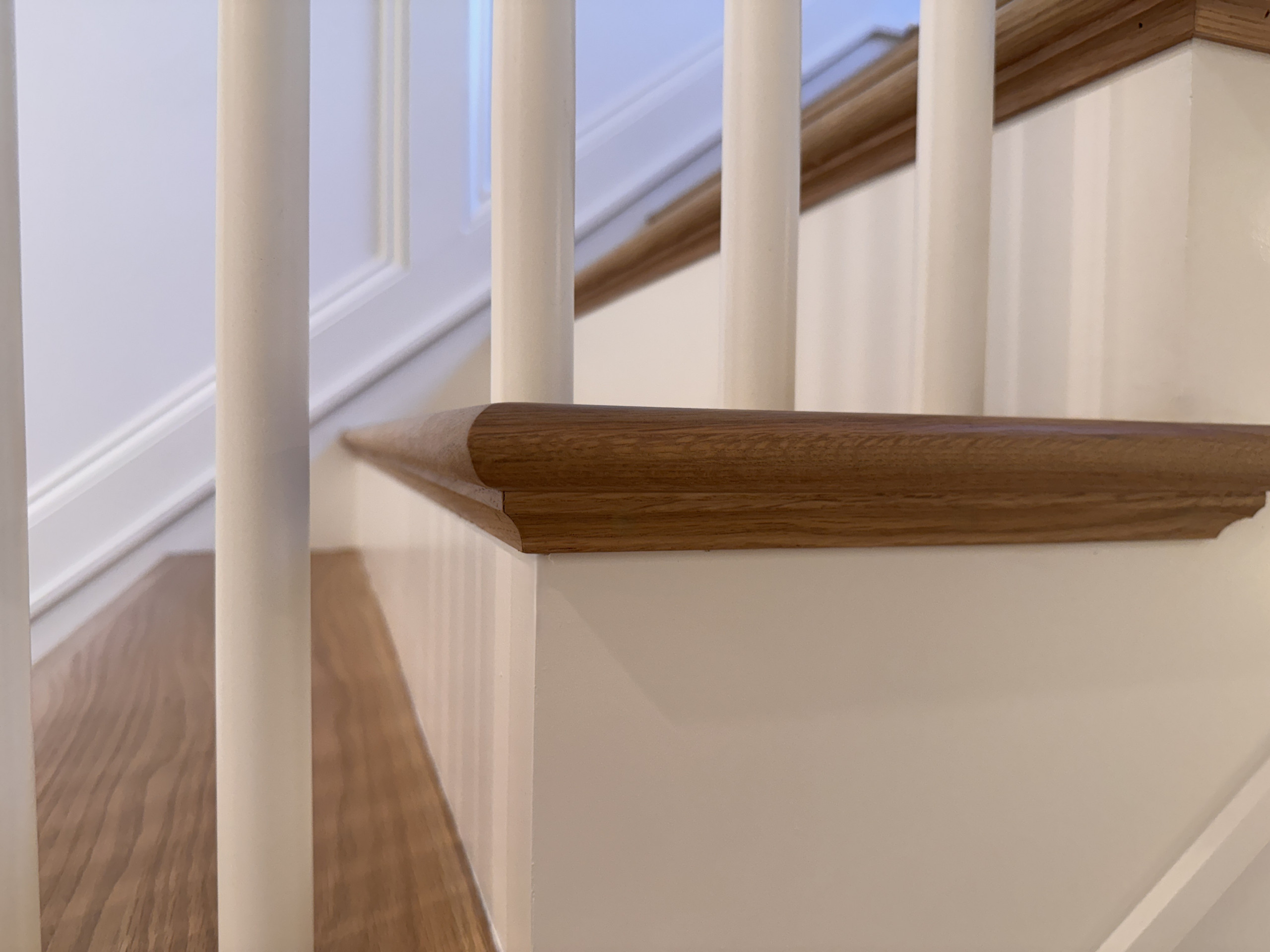 Project #160 | Traditional Box Stair with Gooseneck Handrail