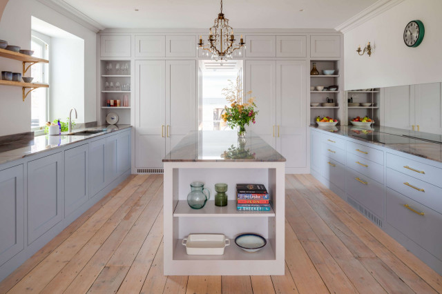 Handleless Shaker Kitchen contemporary-kitchen