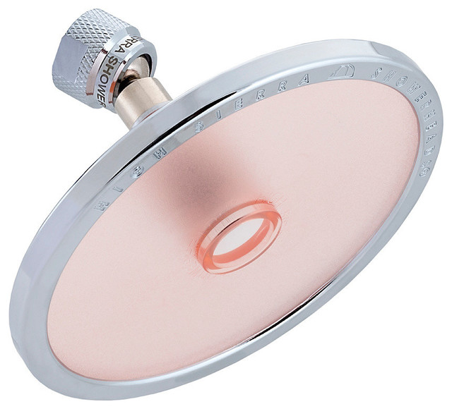 High Sierra Water-Saving Shower Head, Chrome, 1.5 GPM