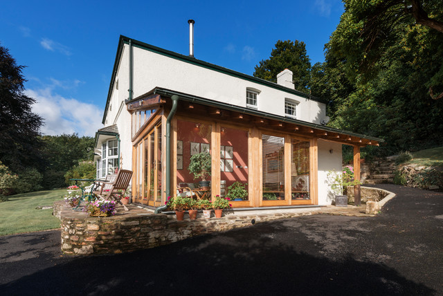 New garden room in the Tamar Valley nyklassisk-hus-og-facade