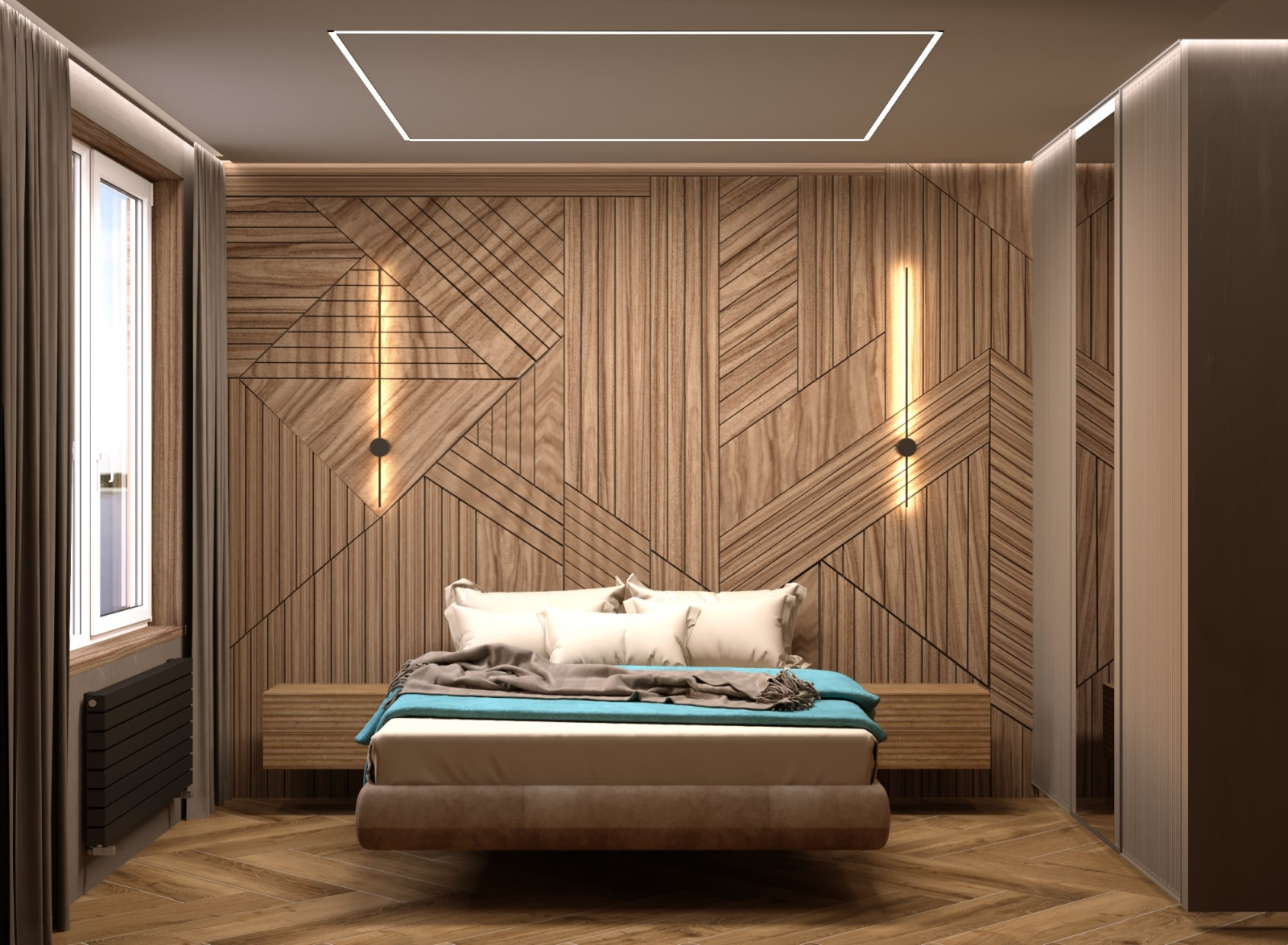 Дизайн проект квартиры в ЖК "Огни Залива"