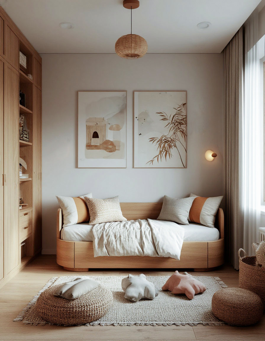 Визуализация детской комнаты в различных стилях