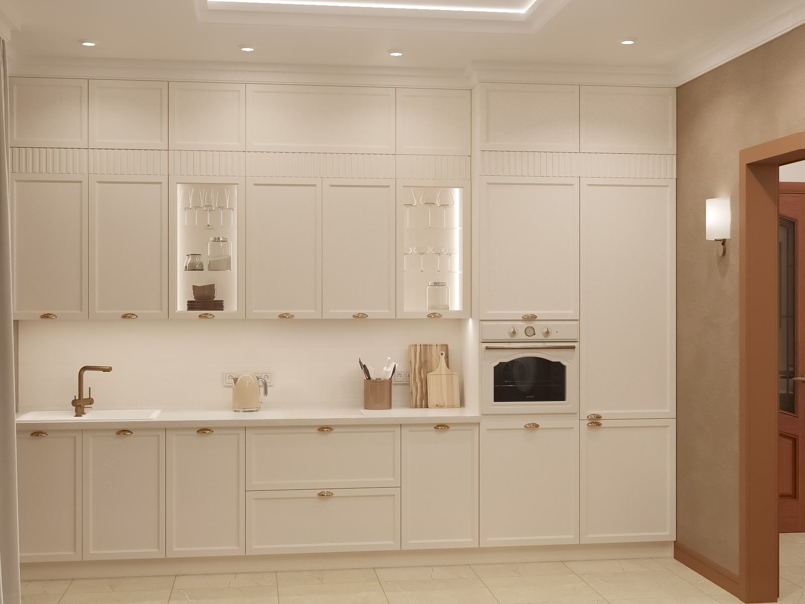 Интерьер гостиной загородного дома